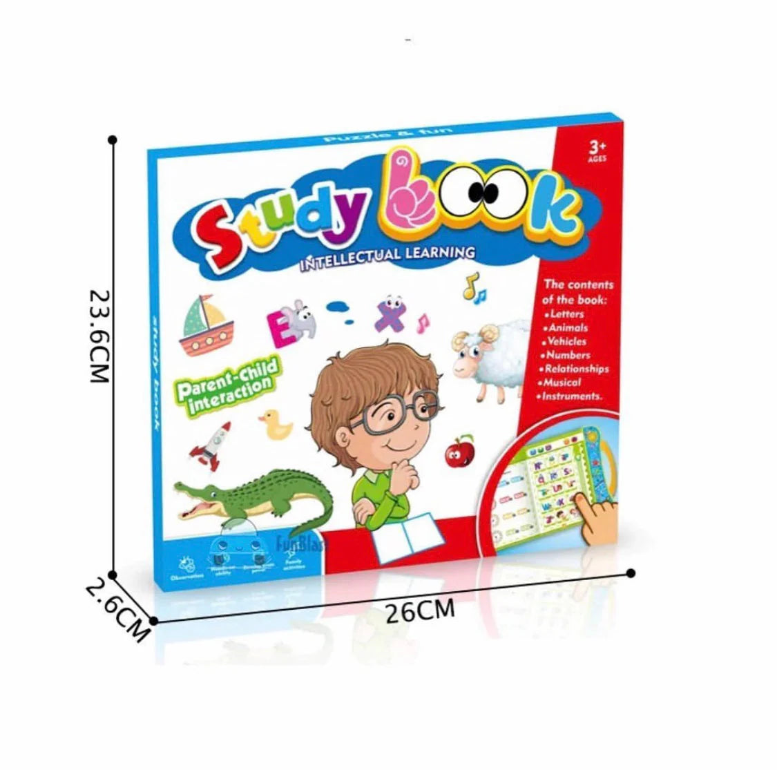 Kids Early Learning Educational Toy Book | Interactive Intelligence Learning for Toddlers & Children