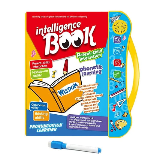 Kids Early Learning Educational Toy Book | Interactive Intelligence Learning for Toddlers & Children