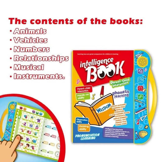 Kids Early Learning Educational Toy Book | Interactive Intelligence Learning for Toddlers & Children